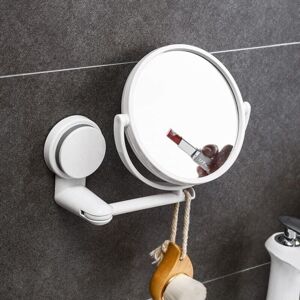 CYSLMUK Bathroom Suction Cup Wall Mirror Makeup Mirror 360° Hanging Wall Mirror Double Sided Magnifying Mirror Desk Mirror Tabletop Mirror