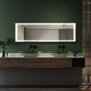 Elegant - 1500 x 400 mm Full Length Mirror led Illuminated Dressing Mirror with 3 Lights Changing Modesand Smart Touch Switch Wall Mounted/ FLoor