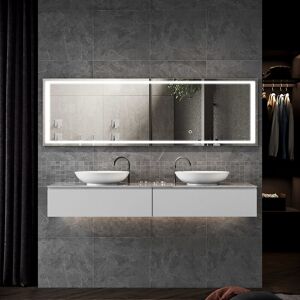 Dressing Mirror with led Light Floor Standing Full Length Mirror Wall Mounted Mirror For Bedroom - Elegant