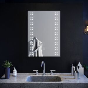 Elegant - led Illuminated Bathroom Mirror with Light 500 x 700 mm Sensor + Demister