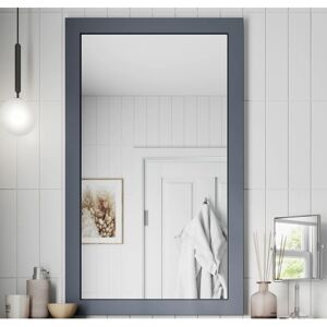 Artis - Framed Wooden Bathroom Mirror Wood Frame Wall Mounted Mirrors White 1000 x 600mm