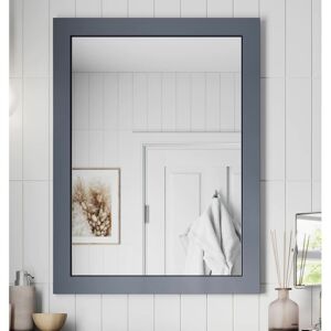 Artis - Framed Wooden Bathroom Mirror Wood Frame Wall Mounted Mirrors White 800 x 600mm