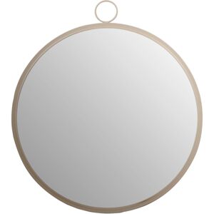 Premier Housewares - Wall Mirror Bathroom / Bedroom / Hallway Decorative Wall Mounted Gold Frame Mirrors / Round Minimalistic Mirrors For Living Room