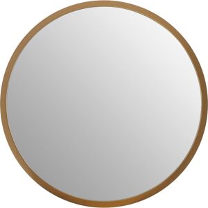 Premier Housewares - Wall Mirror Bathroom / Bedroom / Hallway Wall Mounted Medium Silver Mirrors / Round Minimalistic Mirrors For Living Room 4 x 44