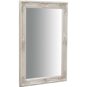 Biscottini - Wall-mounted and wall-hung vertical/horizontal mirror L60xPR4xH90 cm antique silver finish