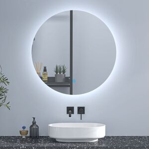 Sky Bathroom - 1000mm Wall Mounted led Bathroom Mirror with Anti-Fog&Touch Sensor,6000K Cool White Light Sky Bathroom - 1000mm Wall Mounted led Bathroom Mirror with Anti-Fog&Touch Sensor,6000K Cool White Light