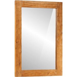 Bathroom Mirror 50x70x2.5 cm Solid Wood Acacia and Glass vidaXL Bathroom Mirror 50x70x2.5 cm Solid Wood Acacia and Glass vidaXL