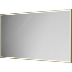Colore - Madison Brushed Brass 1400mm x 800mm Illuminated Dimmable led Mirror with Demister and Touch Sensor Colore - Madison Brushed Brass 1400mm x 800mm Illuminated Dimmable led Mirror with Demister and Touch Sensor