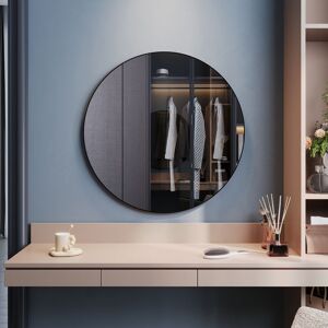 Elegant - Modern Freestanding Mirrors Aluminum Frame, Wall-Mounted Round Dressing Mirror, Easy to Install, Suitable for Various Home Styles, 800 x Elegant - Modern Freestanding Mirrors Aluminum Frame, Wall-Mounted Round Dressing Mirror, Easy to Install, Suitable for Various Home Styles, 800 x