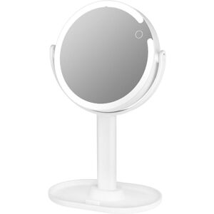 Emitto 10X Magnifying Makeup Mirror Round 360° Rotation LED Light Double Side Emitto 10X Magnifying Makeup Mirror Round 360° Rotation LED Light Double Side