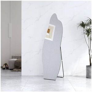 Emke - Mirror Full Length Freestanding Dressing Mirror Tempered Glass Floor Mirror 1450 x 500 mm Emke - Mirror Full Length Freestanding Dressing Mirror Tempered Glass Floor Mirror 1450 x 500 mm