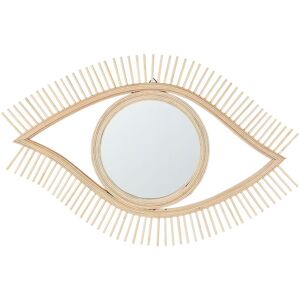 Beliani Wall Mirror Light Wood SOYOPA 48x79 - Wall Mirror Beliani Wall Mirror Light Wood SOYOPA 48x79 - Wall Mirror