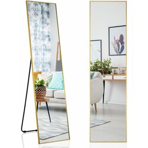 Costway - Full Length Mirror Full Body Floor Dressing Mirror Free Standing Or Wall Mounted Costway - Full Length Mirror Full Body Floor Dressing Mirror Free Standing Or Wall Mounted