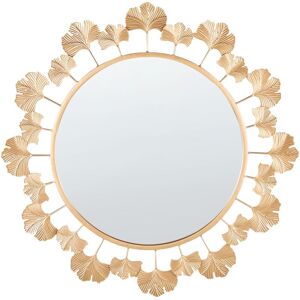 BELIANI Wall Mirror CODOLET 60 cm 60 cm Metal Gold BELIANI Wall Mirror CODOLET 60 cm 60 cm Metal Gold