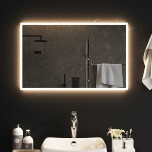 LED Bathroom Mirror 80x50 cm vidaXL LED Bathroom Mirror 80x50 cm vidaXL
