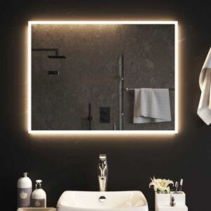 LED Bathroom Mirror 80x60 cm vidaXL LED Bathroom Mirror 80x60 cm vidaXL