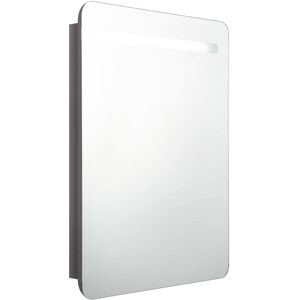 Led Bathroom Mirror Cabinet Shining Grey 60x11x80 cm Vidaxl Led Bathroom Mirror Cabinet Shining Grey 60x11x80 cm Vidaxl