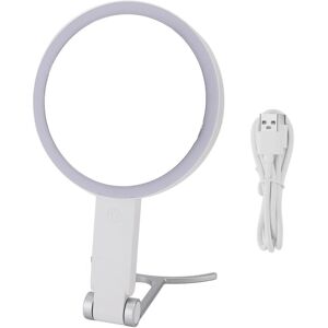 Groofoo - led Makeup Mirror Dimmable Lights 1X/10X Magnifying Portable Travel Vanity Mirror White c Shape Handle Groofoo - led Makeup Mirror Dimmable Lights 1X/10X Magnifying Portable Travel Vanity Mirror White c Shape Handle