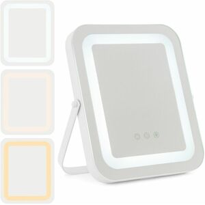 Costway - Makeup Vanity Mirror Multi-occasion 3 Color led Mirror with Smart Touch Control Costway - Makeup Vanity Mirror Multi-occasion 3 Color led Mirror with Smart Touch Control