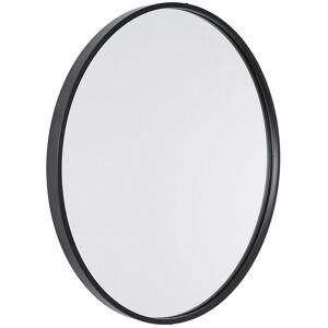 Milano Annalise 600mm Wall Hung Round Bathroom Mirror - Black Milano Annalise 600mm Wall Hung Round Bathroom Mirror - Black
