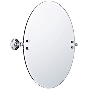 Milano - Elizabeth - Traditional Wall Mounted Bathroom Round Tilt Shaving Vanity Mirror - Chrome Milano - Elizabeth - Traditional Wall Mounted Bathroom Round Tilt Shaving Vanity Mirror - Chrome