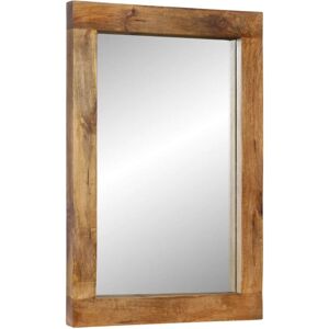 Mirror 70x50 cm Solid Wood Mango and Glass vidaXL Mirror 70x50 cm Solid Wood Mango and Glass vidaXL