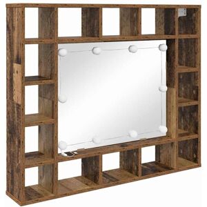 Vidaxl - Mirror Cabinet Old wood 91 x 15 x 76.5 cm Engineered wood Vidaxl - Mirror Cabinet Old wood 91 x 15 x 76.5 cm Engineered wood