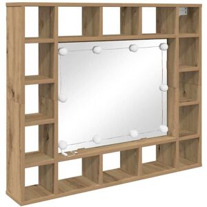 Vidaxl - Mirror Cabinet Artisan oak 91 x 15 x 76.5 cm Engineered wood Vidaxl - Mirror Cabinet Artisan oak 91 x 15 x 76.5 cm Engineered wood