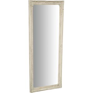 Biscottini - Mirror Wall mirror and vertical/horizontal hanging mirror L35xPR4xH82 cm antiqued white finish Biscottini - Mirror Wall mirror and vertical/horizontal hanging mirror L35xPR4xH82 cm antiqued white finish
