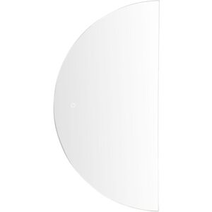 Beliani LED Bathroom Mirror Silver - Wall Mounted, 50x100cm, Modern Beliani LED Bathroom Mirror Silver - Wall Mounted, 50x100cm, Modern