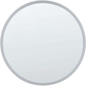 Beliani Wall Mounted LED Mirror DEAUVILLE - Bathroom Mirror Beliani Wall Mounted LED Mirror DEAUVILLE - Bathroom Mirror