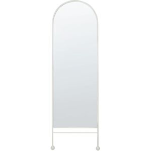 Beliani JARNAGES White Wall Mirror 145cm - Wall Mirror Beliani JARNAGES White Wall Mirror 145cm - Wall Mirror