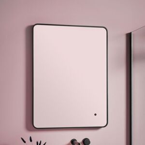 Orbit - Alfie Soft Edge led Bathroom Mirror 800mm h x 600mm w - Black Orbit - Alfie Soft Edge led Bathroom Mirror 800mm h x 600mm w - Black