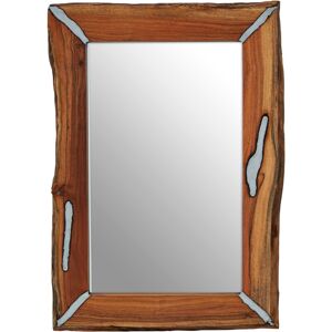 Premier Housewares - Almora Natural Wood Wall Mirror Premier Housewares - Almora Natural Wood Wall Mirror