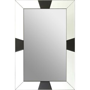 Premier Housewares - Black Bevelled Border Detail Wall Mirror Premier Housewares - Black Bevelled Border Detail Wall Mirror