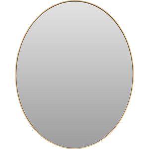 Premier Housewares - Medium Gold Finish Oval Wall Mirror Premier Housewares - Medium Gold Finish Oval Wall Mirror