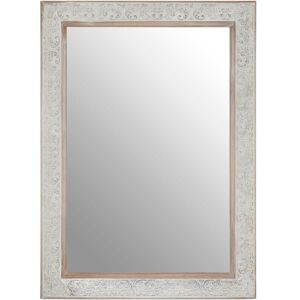 Premier Housewares - Rectangular Wall Mirror/ Classic Mirrors For Bathroom / Bedroom / Garden Walls Fancy Wall Mounted Mirrors For Hallway With Premier Housewares - Rectangular Wall Mirror/ Classic Mirrors For Bathroom / Bedroom / Garden Walls Fancy Wall Mounted Mirrors For Hallway With
