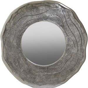 Premier Housewares - Silva Large Oak Effect Silver Wall Mirror Premier Housewares - Silva Large Oak Effect Silver Wall Mirror