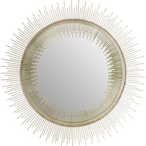 Premier Housewares - Templar Spoke Pewtar Finish Wall Mirror Premier Housewares - Templar Spoke Pewtar Finish Wall Mirror