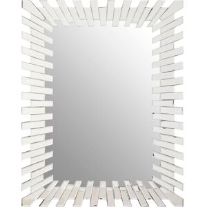 Premier Housewares - Wall Mirror Bathroom / Bedroom / Hallway Wall Mounted Mirrors With Borders / Wall Mirror With Silver Finish / Glass Mirrors For Premier Housewares - Wall Mirror Bathroom / Bedroom / Hallway Wall Mounted Mirrors With Borders / Wall Mirror With Silver Finish / Glass Mirrors For