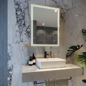 Rak Ceramics Rak Hermes Led Bathroom Mirror - Bluetooth, Demister & Switch Rak Ceramics Rak Hermes Led Bathroom Mirror - Bluetooth, Demister & Switch