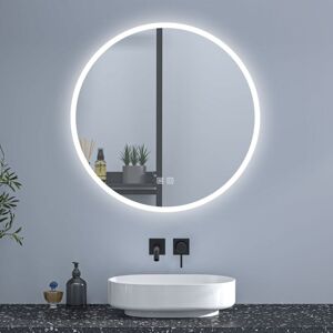 Sky Bathroom - sky 60cm Bathroom Round Anti-fog led Mirror with 3 Lighting Modes,Memory Function,Touch Switch Sky Bathroom - sky 60cm Bathroom Round Anti-fog led Mirror with 3 Lighting Modes,Memory Function,Touch Switch