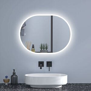 Sky Bathroom - sky Oval Bathroom Anti-Fog led Mirror Dimmable 3 Colour Lighting,Touch/Wall Switch Control,Vertical/Horizontal Wall Mounted Mirror Sky Bathroom - sky Oval Bathroom Anti-Fog led Mirror Dimmable 3 Colour Lighting,Touch/Wall Switch Control,Vertical/Horizontal Wall Mounted Mirror