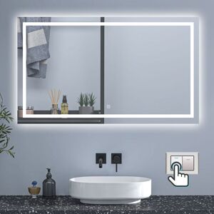 Sky Bathroom - sky Wall-Mounted Bathroom Anti-Fog led Mirror with 3 Lighting Modes,Memory Function,Touch Switch Vanity Mirror - 120x70 cm Sky Bathroom - sky Wall-Mounted Bathroom Anti-Fog led Mirror with 3 Lighting Modes,Memory Function,Touch Switch Vanity Mirror - 120x70 cm