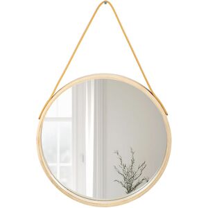 Supernic 30cm Round Wooden Frame Hanging Wall Mirror, Modern Minimalist Decorative Mirror for Bathroom, Living Room, Bedroom, Hallway Supernic 30cm Round Wooden Frame Hanging Wall Mirror, Modern Minimalist Decorative Mirror for Bathroom, Living Room, Bedroom, Hallway