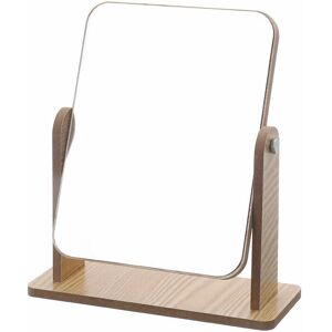 Dewdat - Vanity Makeup Mirror with Natural Bamboo Stand, 8 Inch 1X/3X Magnification Double Sided 360 Degree Swivel Magnifying Mirror Dewdat - Vanity Makeup Mirror with Natural Bamboo Stand, 8 Inch 1X/3X Magnification Double Sided 360 Degree Swivel Magnifying Mirror