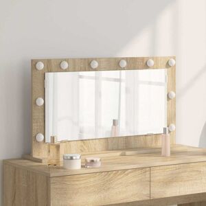VidaXL Sonoma Oak Wall Mirror - Mirror VidaXL Sonoma Oak Wall Mirror - Mirror