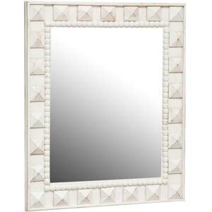 Biscottini - Vertical/horizontal W77xDP5xH93 cm sized antiqued white finish Hanging Wall Mirror Biscottini - Vertical/horizontal W77xDP5xH93 cm sized antiqued white finish Hanging Wall Mirror