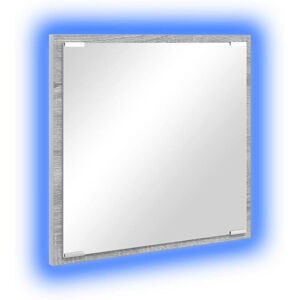 Led Bathroom Mirror Wall-mounted Grey Sonoma 40 x 8.5 x 37 cm Vidaxl Led Bathroom Mirror Wall-mounted Grey Sonoma 40 x 8.5 x 37 cm Vidaxl