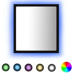 Led Bathroom Mirror Black 40x8.5x37 cm Acrylic Vidaxl Led Bathroom Mirror Black 40x8.5x37 cm Acrylic Vidaxl